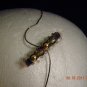 Brown bead clip