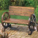 Wagon Wheel Bench