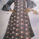 Full length brocade robe.