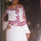 White brocade