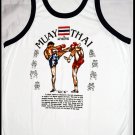 Muay Thai Vests white size L