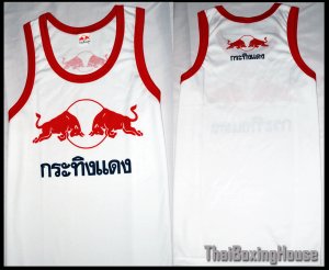 Thai red bull top tank / white L (only 1 left !!!)