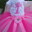 cowgirl birthday outfit, Embroidered shirt and tutu