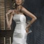 Custom Made- Back Bowknot Embellished Strapless Wedding Dress Bridesmaid Ball Prom Gown