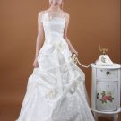 Custom Made- Ball Gown Strapless Wedding Dress White Cocktail Bridesmaid Ball Prom Gown