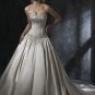 Custom Made- Bead & Sequin Embellished Strapless Wedding Dress Cocktail Bridesmaid Ball Prom Gown