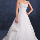 Custom Made- Beads Embellished Embroidery Wedding Dress Cocktail Bridesmaid Ball Prom Gown S3