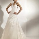 Custom Made- Beads Embellished Fashion Design Wedding Dress Cocktail Bridesmaid Ball Prom Gown S3