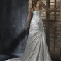 Custom Made- Beads Embellished Strapless Sexy Wedding Dress Cocktail Bridesmaid Ball Prom Gown Q3