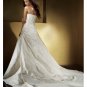 Custom Made- Beads Embellished Strapless Sexy Wedding Dress Cocktail Bridesmaid Ball Prom Gown Q7