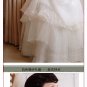 Custom Made- Bead Layered Tube White Wedding Dress Cocktail Bridesmaid Ball Prom Gown Y