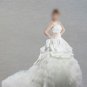 Custom Made- Sexy Bride Strapless Court Train Wedding Dress Cocktail Bridesmaid Ball Prom Gown Y