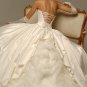 Custom Made- Big Lap Belted Back Empire Wedding Bride Dress Cocktail Bridesmaid Ball Prom Y2