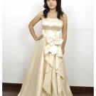 Custom Made- Bowknot & Floral Embellished Wedding Bride Dress Cocktail Bridesmaid Ball Prom Y2