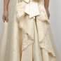 Custom Made- Bowknot & Floral Embellished Wedding Bride Dress Cocktail Bridesmaid Ball Prom Y2