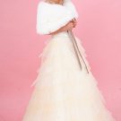 Custom Made- Long Ribbon Tube Yarn Formal Wedding Bride Dress Cocktail Bridesmaid Ball Prom