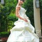 Custom Made- Bowtie Waist Bubble Style Wedding Bride Dress Cocktail Bridesmaid Ball Prom
