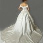 Custom Made- Cathedral Train Off-shoulder Wedding Bride Dress Cocktail Bridesmaid Ball Prom