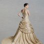Custom Made- Chapel Train Gallus Bubble Wedding Bride Dress Cocktail Bridesmaid Ball Prom Y