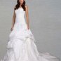 Custom Made- Chapel Train Off Shoulder Bubble Wedding Bride Dress Cocktail Bridesmaid Ball Prom Y