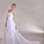 Custom Made- Chapel Train Shimmer Luxury Wedding Bride Dress Cocktail Bridesmaid Ball Prom Y