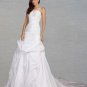 Custom Made- Chapel Train Zip Back Shape Figure Wedding Bride Dress Cocktail Bridesmaid Ball Prom Y