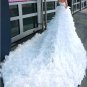 Custom Made- Charming Lace Strapless Tailing Wedding Bride Dress Cocktail Bridesmaid Ball Prom Y