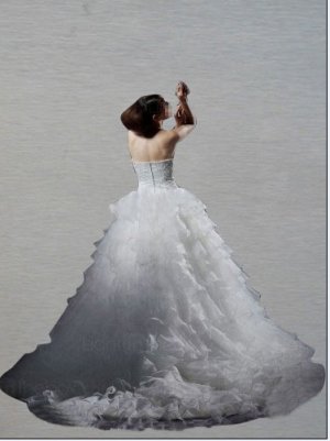 Custom Made- Multilevel Cheat Warp Floor-Length Wedding Bride Dress Cocktail Bridesmaid Ball Prom Y