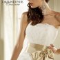 Custom Made- Lace Embellish Bowknot Ruffled Wedding Bride Dress Cocktail Bridesmaid Ball Prom Y