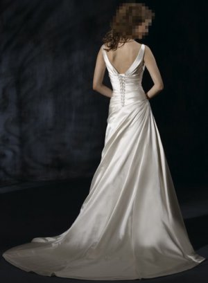 Custom Made- Deep V-Neck Pleated Halter Sexy Wedding Bride Dress Cocktail Bridesmaid Ball Prom Y2