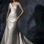 Custom Made- Deep V-Neck Pleated Halter Sexy Wedding Bride Dress Cocktail Bridesmaid Ball Prom Y2