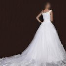 Custom Made- Elegant & Luxury Chapel Train Sexy Wedding Bride Dress Cocktail Bridesmaid Ball Prom