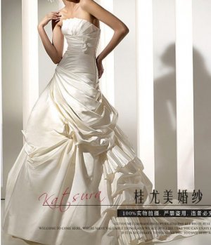 Custom Made- Elegant Pleated Off Shoulder Wedding Bride Dress Cocktail Bridesmaid Ball Prom
