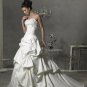 Custom Made- Embroidery Shirred Bubble Lap Sexy Wedding Bride Dress Cocktail Bridesmaid Ball Prom R3
