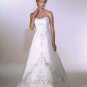 Custom Made- Embroidery Bead Embellish Strapless Wedding Bride Dress Cocktail Bridesmaid Ball Prom3