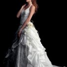 Custom Made- Halter Neck Folwers Embroidery Wedding Bride Dress Cocktail Bridesmaid Ball Prom S2