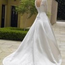 Custom Made- Design Three Quarter Sleeve Wedding Bride Dress Cocktail Bridesmaid Ball Prom S2