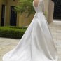 Custom Made- Design Three Quarter Sleeve Wedding Bride Dress Cocktail Bridesmaid Ball Prom S2