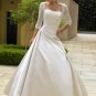 Custom Made- Design Three Quarter Sleeve Wedding Bride Dress Cocktail Bridesmaid Ball Prom S2