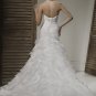 Custom Made- Sexy Embellish Pleat Strapless Wedding Bride Dress Cocktail Bridesmaid Ball Prom S6
