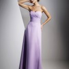 Purple Sweetheart Pleated Vintage Couture Evening Dress Prom Bridesmaid Wedding