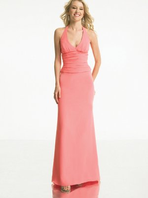 Designer Red Halter Pleated Evening Dress 2011 Prom Bridesmaid Wedding