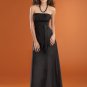 Designer Black Strapless Empire Waist Evening Dress Prom Bridesmaid Wedding