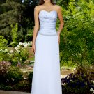 Elegant Silver Strapless Sweetheart Evening Dress Prom Bridesmaid Wedding