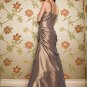 Elegant Brown Spaghetti Straps Beadings Evening Dress Prom Bridesmaid Wedding