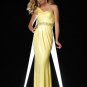 Elegant Daffodil One Strap Ruffles Rhinestone Evening Dress Cocktail Prom Bridesmaid Wedding