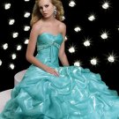 Elegant Hunter Sweetheart Strapless Empire Waist Ball Gown Dress Cocktail Prom Bridesmaid Wedding