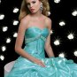 Elegant Hunter Sweetheart Strapless Empire Waist Ball Gown Dress Cocktail Prom Bridesmaid Wedding