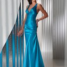 Hot Sale Elegant Grape Cross Straps V Neck Evening Dress Cocktail Prom Bridesmaid Wedding