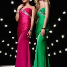 Elegant Sweetheart Strapless Ruffles Beading Evening Dress Cocktail Prom Bridesmaid Wedding